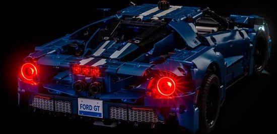 Light My Bricks - Verlichtingsset geschikt voor LEGO 2022 Ford GT 42154 - Light My Bricks