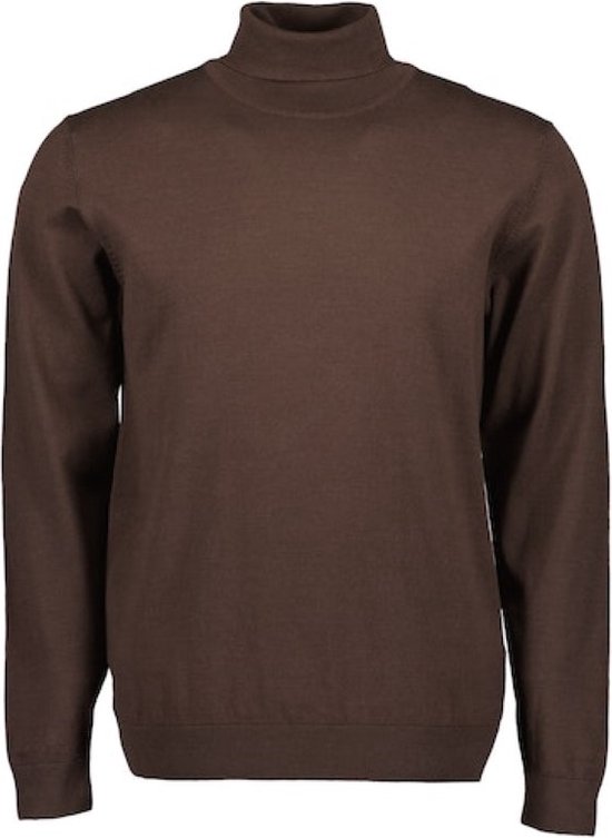 Blue Seven heren coltrui dunnen coltrui heren bruin 376396 maat M bol