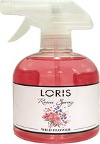 Loris Parfum - Wildflower - Roomspray - Interieurspray - Huisparfum - 500 ml