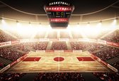 Fotobehang Basketbalstadion - Vliesbehang - 400 x 280 cm