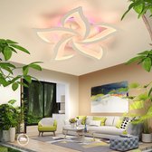 5 étoiles RGB - Plafonnier - Wit - Télécommande - Lampe Smart - Dimmable Avec App - Lampe de salon - Lampe moderne - Plafoniere