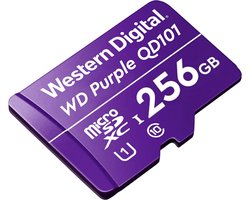 Western Digital WDD256G1P0C WD Purple 256GB microSD geheugenkaart voor bewakingscamera's