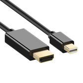 Mini DisplayPort 1.4 naar HDMI 2.0 kabel (4K 60 Hz + HDR) / zwart - 2 meter