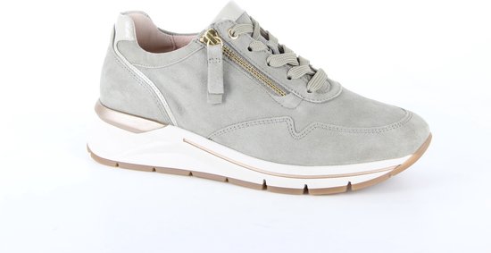 Gabor 587 Lage sneakers Leren Sneaker Dames Groen Maat 37 bol