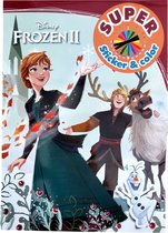 Livre de coloriage disney Frozen avec des autocollants