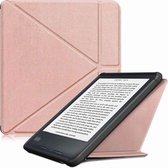 Kobo Libra 2 E-reader Hoesje - Kobo Libra 2 Cover - E-reader Hoesje - iMoshion Origami Bookcase - Ook geschikt voor Tolino Vision 6 - Rosé Goud