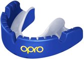 OPRO Protège-dents pour Underwire Self-Fit Gold-Edition V2 Bleu foncé/ Wit Senior