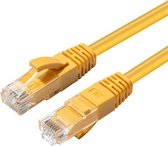 Microconnect UTP6002Y 0.2m Geel netwerkkabel
