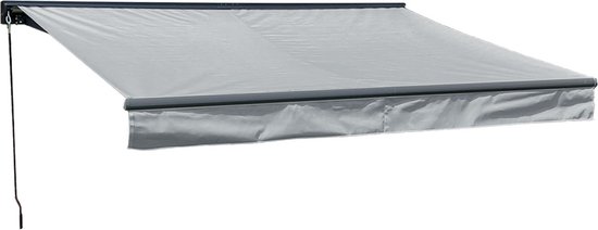 Waterdichte luifelhoes, 6 m, voor mobiele luifel, halve cassette