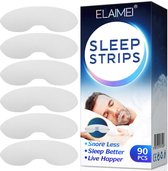 Adem door neus - Anti snurk strips - 90 pcs - Volwassen - Sleep strips