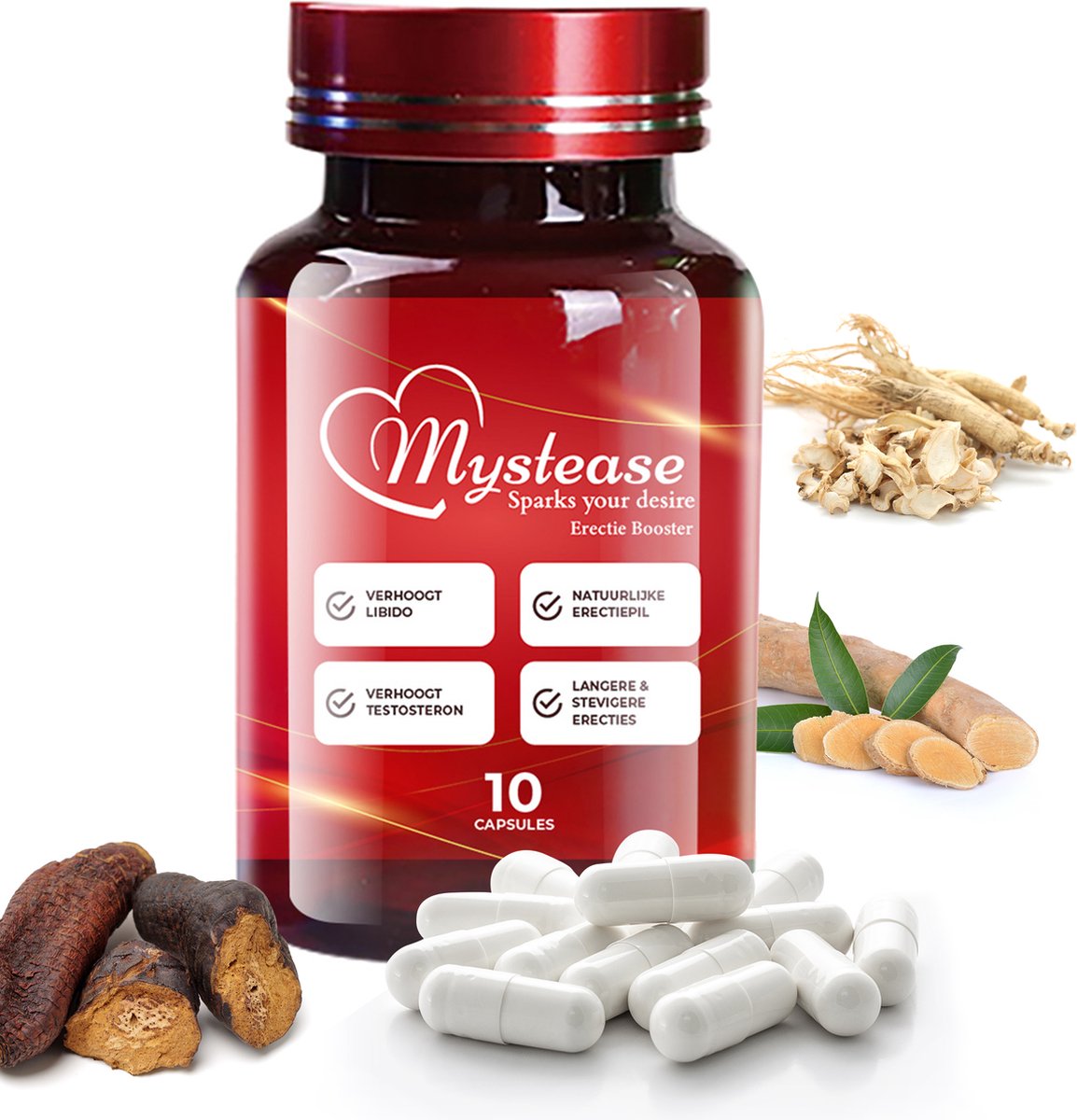 Mystease Natuurlijke Erectiepillen voor Mannen Vervanger Viagra