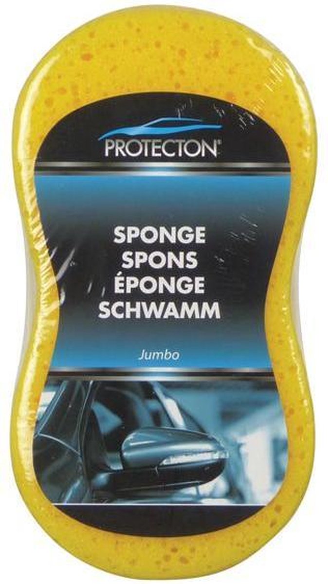 Protecton Jumbo Spons 21,5x11,5x7cm - Geel