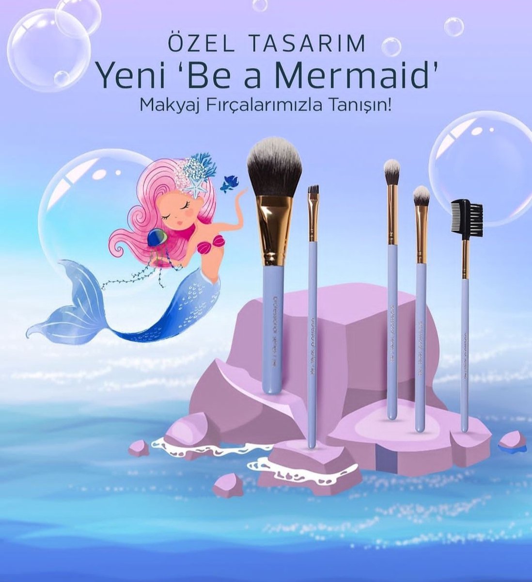 Nascita-Mermaid-Make-up Brushset