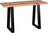Rootz consoletafel - rustiek acaciahout - massief houten inkomtafel - bureau en kaptafel in landelijke stijl - 120 x 45 cm