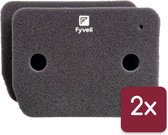 Fyveli BG Filter voor Miele T1 wasdroger - 2 stuks - alternatief geschikt voor Droger Miele - 210 x 155 x 30 mm
