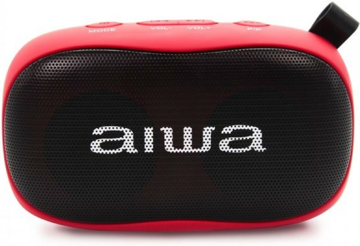 AIWA BS-110RD Bluetooth speaker - Rood / Zwart