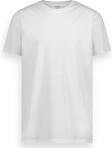 LEBASQ - Miles' T-shirt voor heren - 3 pack - met Crew Neck - Extra lang - Geschikt als Ondershirt - Wit - M - Katoen