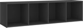 vidaXL-Tv-meubel-142,5x35x36,5-cm-bewerkt-hout-grijs