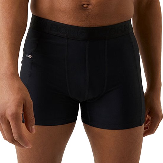 Björn Borg Swim Shorts Steve - Heren - Strakke Zwembroek - Maat M - Zwart