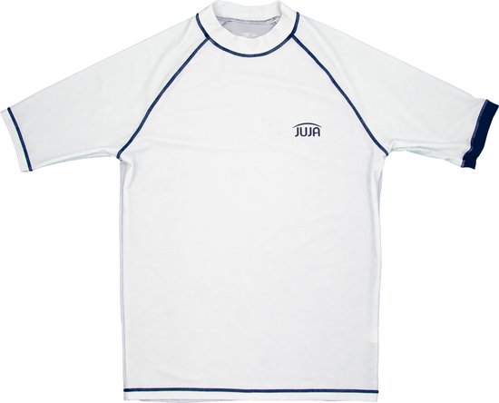 JUJA - UV-Zwemshirt met korte mouwen voor mannen - UPF50+ - Solid - Wit - maat 3XL (56)