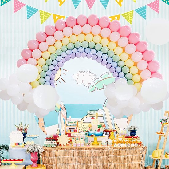 Ballons anniversaire 1 an fille (x6) - Article et décoration de fête -  Achat & prix