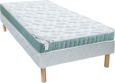 DREAMEA Set bedbodem + matras ORTHOLATEX van DREAMEA dikte 17 cm - 90 x 190 cm L 190 cm x H 30 cm x D 90 cm