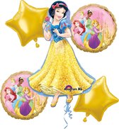 Disney Princess - Ensemble de Ballon - 5 pièces - Ballon hélium - Ballon aluminium mylar - Blanche-Neige - Anniversaire.