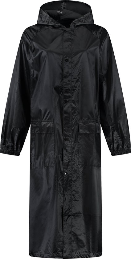 JC Blue Trenchcoat – Zwart – Regenjas dames – Regenjas Heren - waterdicht - Maat XL