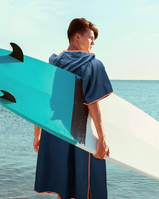 Badponcho voor volwassenen mèt capuchon | De zomerhit