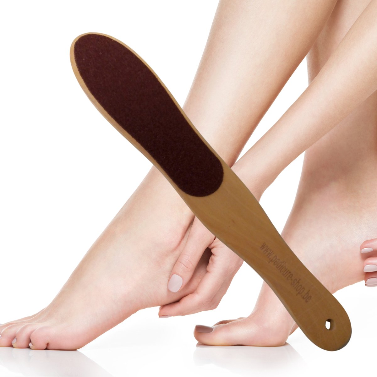 Professionele Eelt Vijl - Voet Vijl - Hout - dubbelzijdig - Verwijderen van eelt - Hielen - Harde huid - Rasp voeten