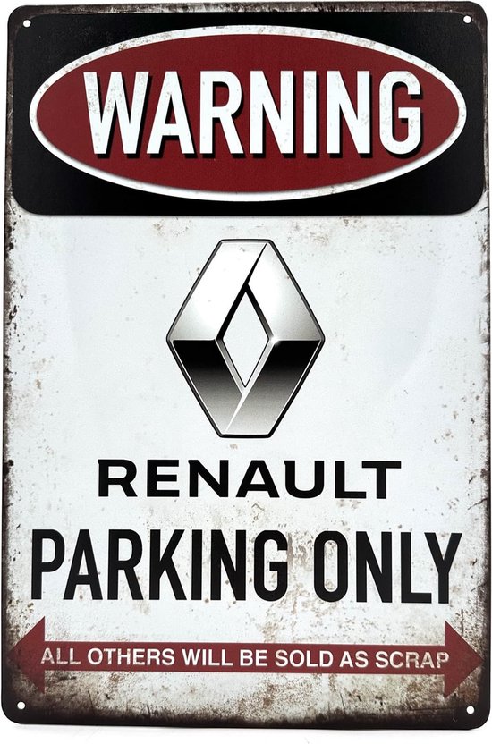 Plaque Métallique Rétro 'Land Rover Parking Only' - Déco Murale Vintage - 30x20 Cm - Aluminium - Pour Garage, Bureau - 2