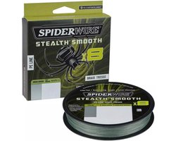 SpiderWire Stealth Smooth8 PE Braid Moss Green 300m Vislijn