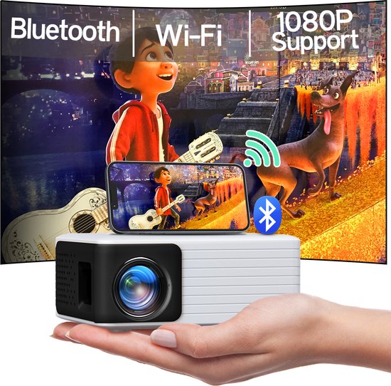 YOTON Y3-WiFi Vidéoprojecteur Portable WiFi Bluetooth – Mini Projecteur Video Full HD 1080P Soutien, Retroprojecteur Compatible avec PC/PS5/tablette/Fire Stick/Smartphone iOS et Android
