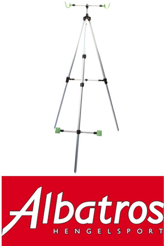 Albatros Aluminium Driepoot Strandsteun - 180 cm - Grijs van Merkloos — afbeelding 2