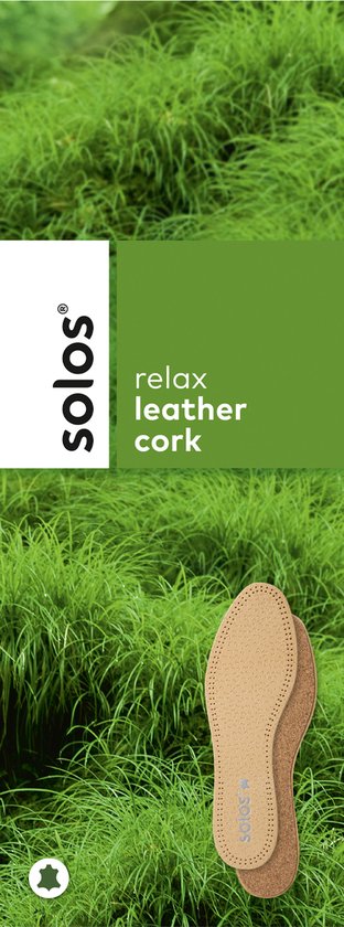 Solos 346 Leather Cork Opvulzool - Naturel - 37