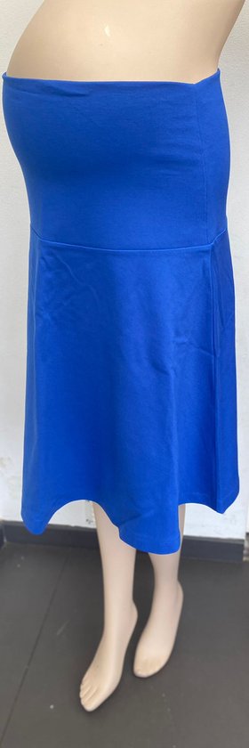 FRAGILE Fancy Skirt-Milano-Metallic Blue Size : XL