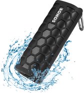 YONO Siliconen Hoes geschikt voor Sonos Roam / Roam SL – Case met Clip – Beschermhoes - Zwart