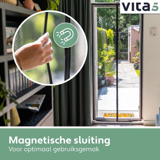 110 x 220 cm Magnet Fliegengitter Tür Leise Türvorhang Balkontür Insektenschutz