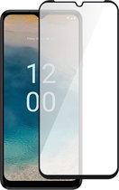 Full-Cover Tempered Glass - Geschikt voor Nokia G22 Screen Protector - Zwart