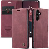 CaseMe Book Case - Coque Samsung Galaxy A54 - Rouge