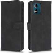 Coverup Book Case - Geschikt voor Motorola Moto E13 Hoesje - Zwart