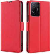 Coverup Folio Book Case Geschikt voor Xiaomi 11T Hoesje - Rood