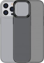 BASEUS Simple Soft TPU Back Cover - Geschikt voor iPhone 13 Pro Hoesje - Zwart