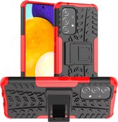 Coverup Rugged Kickstand Back Cover - Geschikt voor Samsung Galaxy A53 Hoesje - Rood