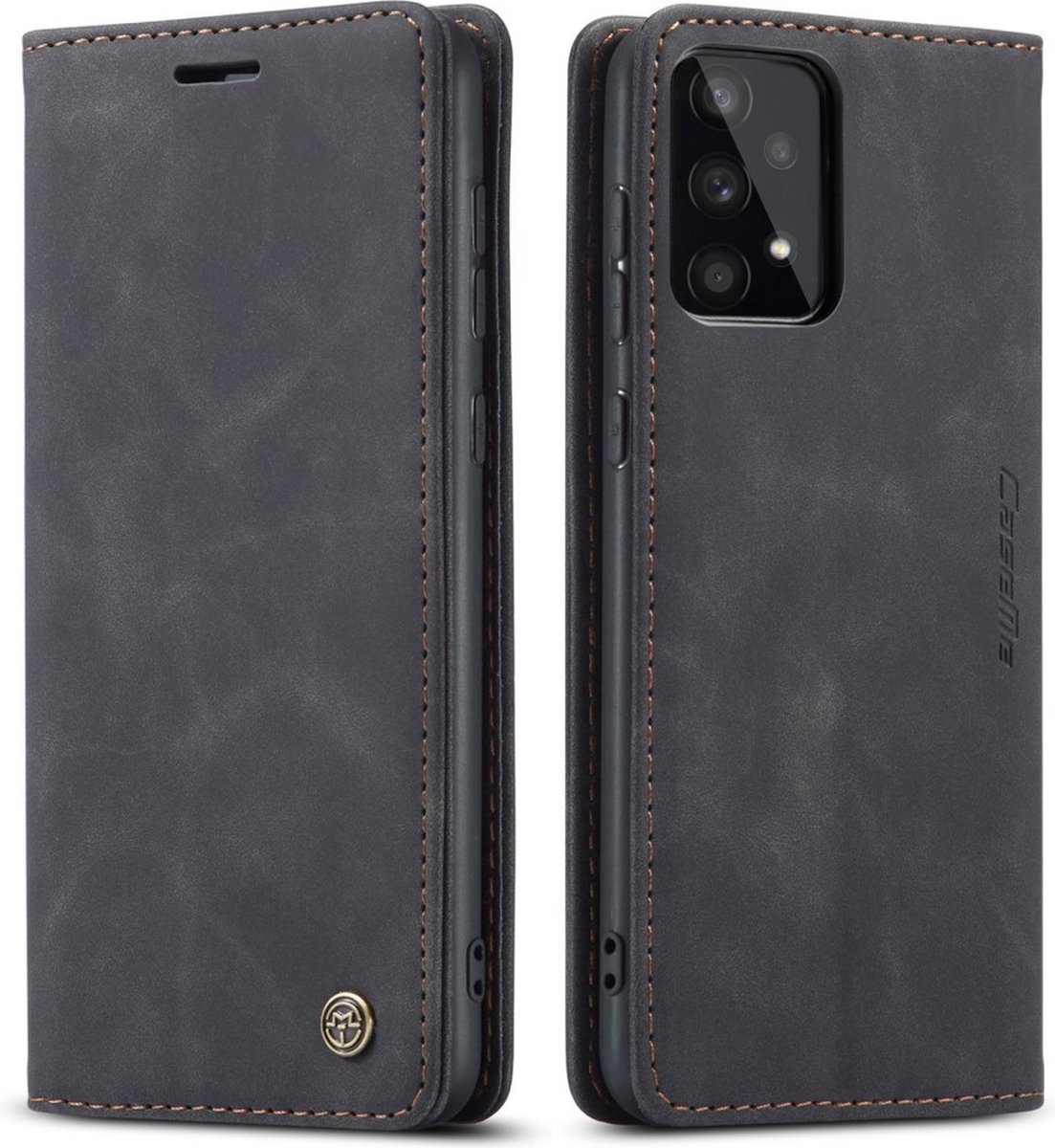 CaseMe Hoesje - Geschikt voor Samsung Galaxy A53 Hoesje - CaseMe 013 Book Case - Zwart