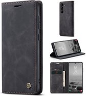 CaseMe Book Case - Geschikt voor Samsung Galaxy S23 Hoesje - Zwart