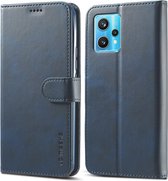 LC.IMEEKE Luxe Book Case - Geschikt voor OnePlus Nord CE 2 Lite Hoesje - Blauw