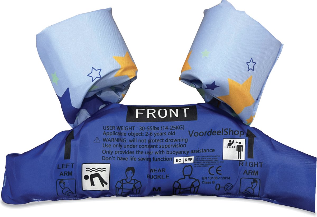 VoordeelShop® Puddle Jumper Zwemvest 2 - 6 Jaar - Incl. Veiligheidssluiting - Dinosaurus - Zwembandjes Drijfvest & Zwemvleugels - Swimtrainer & Zwemgordel - Zwemvest Kinderen - Peuter - 25 KG — afbeelding 11