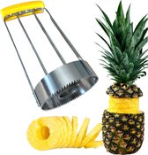 ESTARK® Ananassnijder - Ananas Schiller - Ananas Snijder Boor - Ananasboor - Ananasschiller - Pineapple Cutter - RVS - Geel