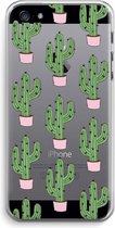 Case Company® - Hoesje geschikt voor iPhone 5 / 5S / SE (2016) hoesje - Cactus Lover - Soft Cover Telefoonhoesje - Bescherming aan alle Kanten en Schermrand